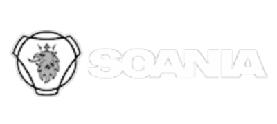 Scania logo wit grijs